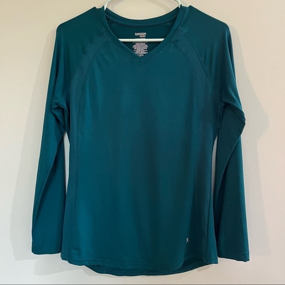 Danskin Now SZ Medium 8-10 Green Blue Activewear - Picture 4 of 14